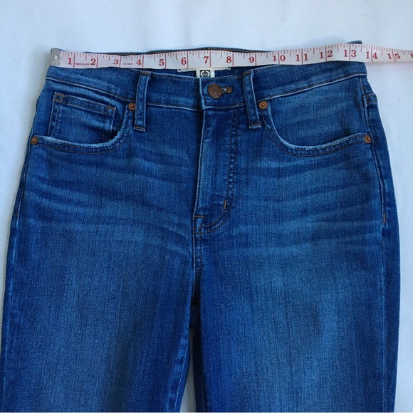 Madewell 9” Mid Rise Skinny Blue Denim Jeans 26 - Picture 12 of 17